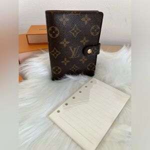 Vintage Louis Vuitton Agenda Passport Holder Monogram PM NWOT 2003